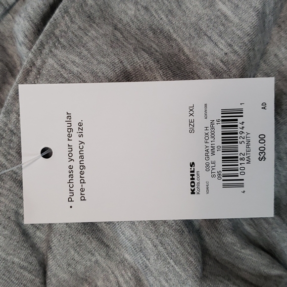 Maternity a:glow™ Under Belly Lounge Shorts - XXL Maternity - Picture 5 of 7